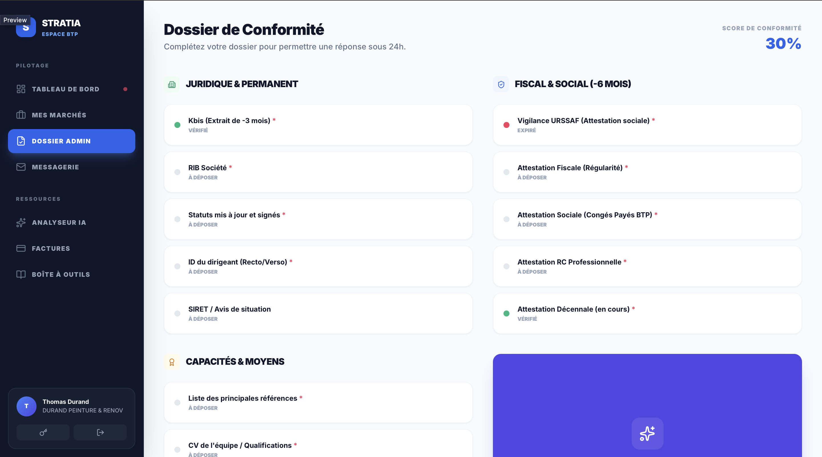Dashboard Client